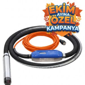 Beton Vibratörü Kendinden Konvertörlü 60 mm - DT 220 ECO